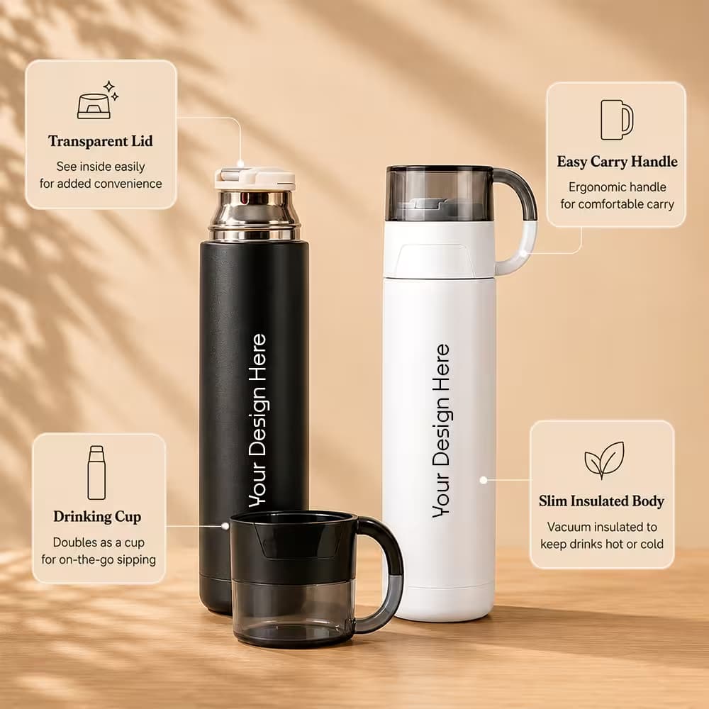 Thermal Bottle with Cup – view 2