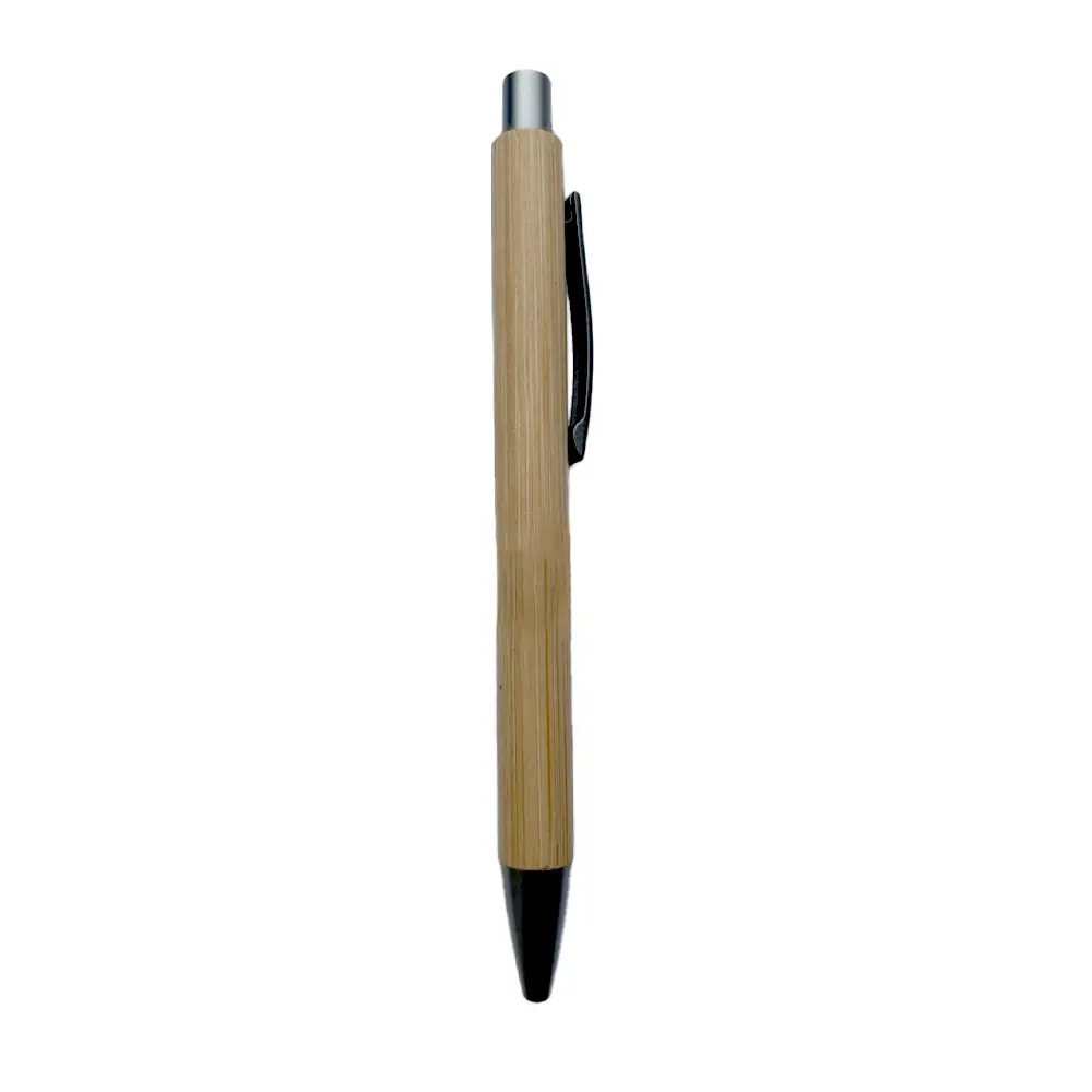 Smooth writing experience with bamboo ballpoint pens.