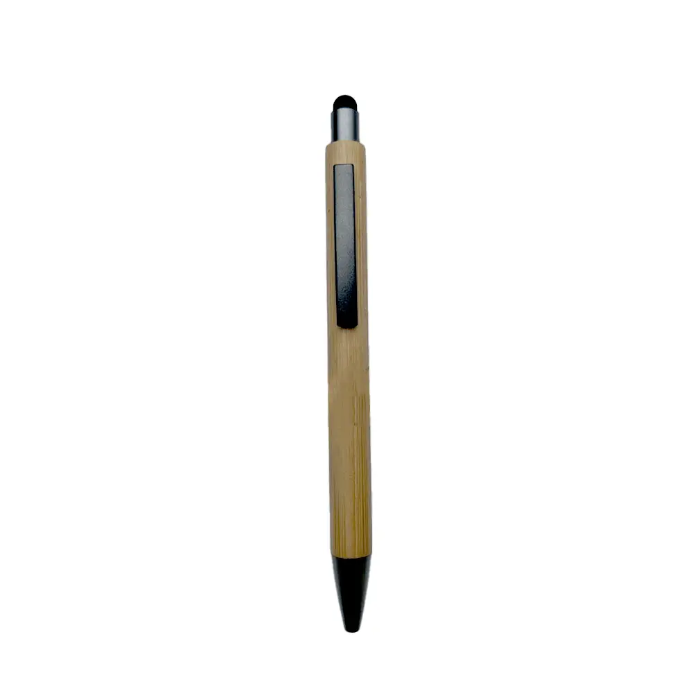 Eco-friendly bamboo ballpoint pens for smooth writing.