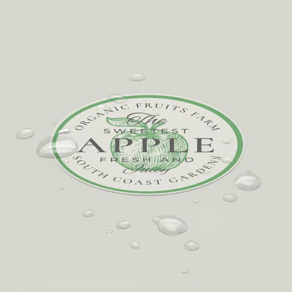High-quality waterproof stickers for labeling.