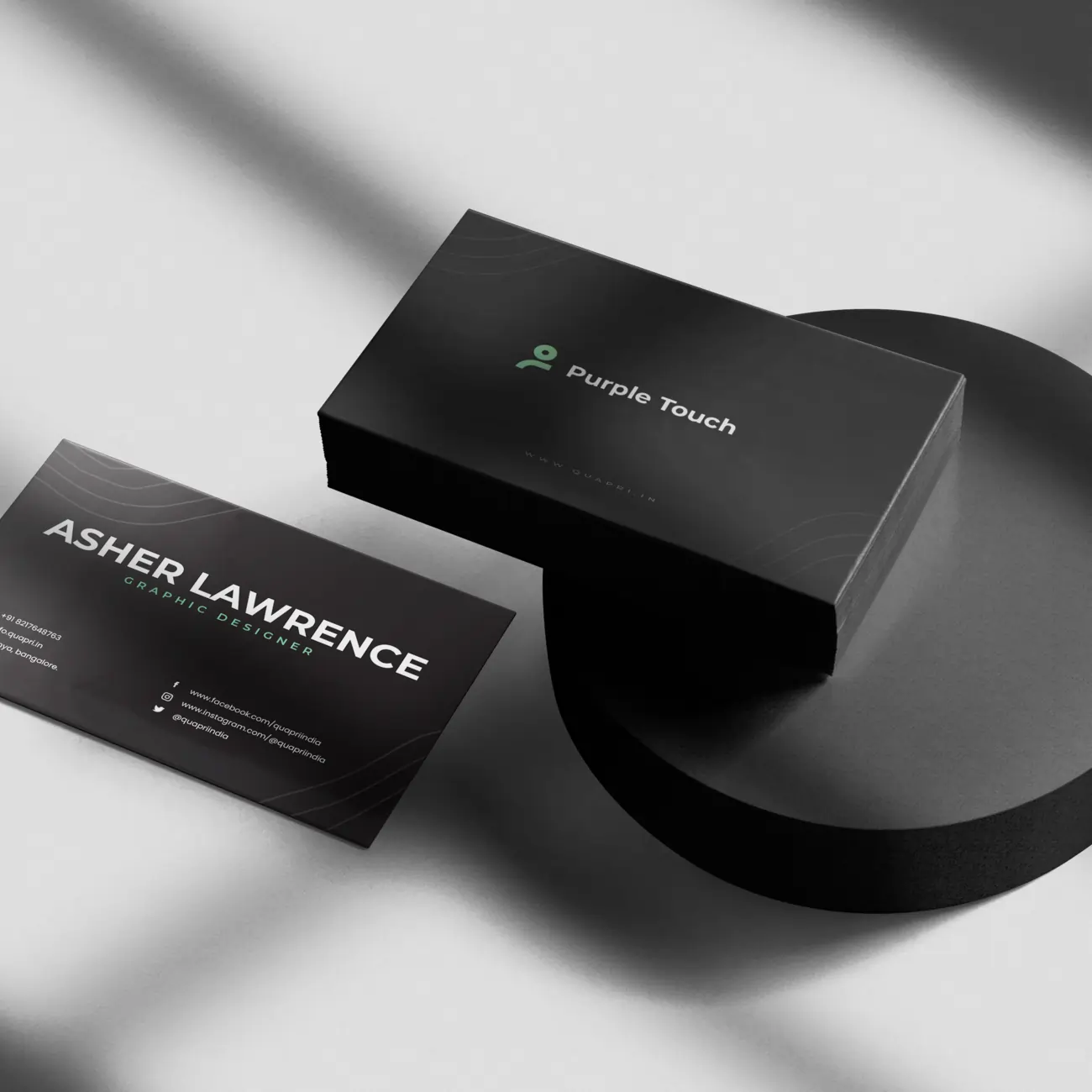 Velvet Touch Visiting Cards – view 3