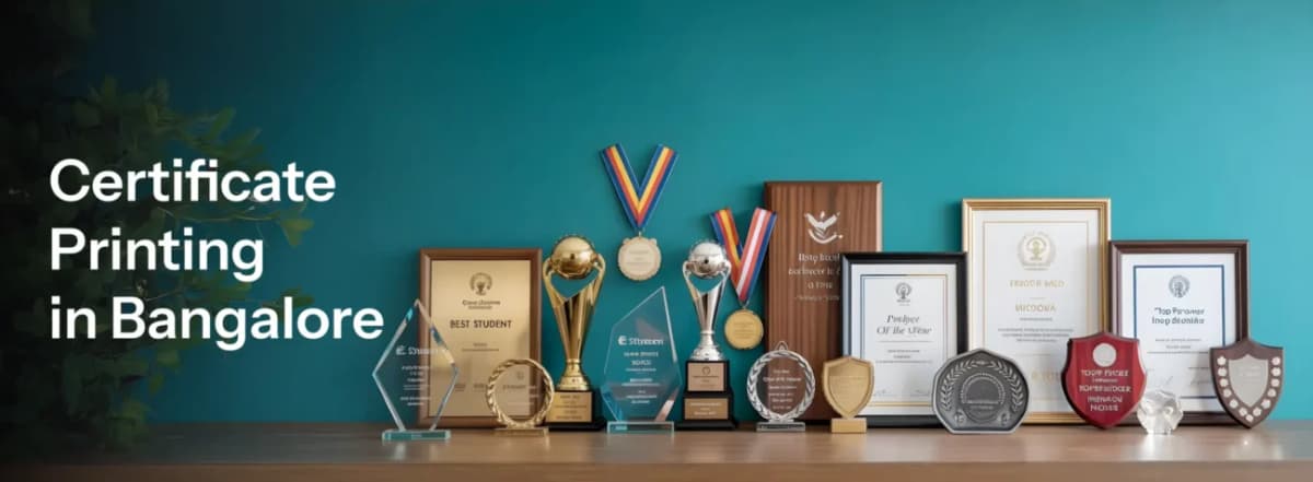 Custom Certificate Printing in Bangalore | Delivery Within 24 Hours