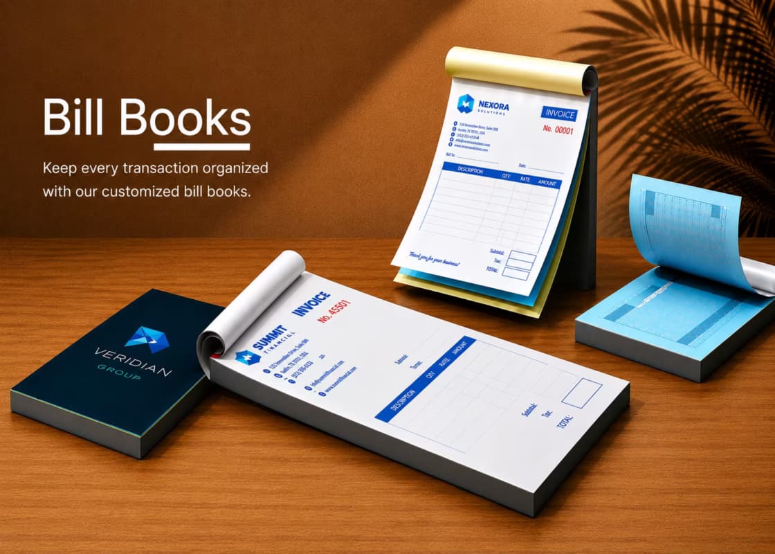 Bill Books Printing