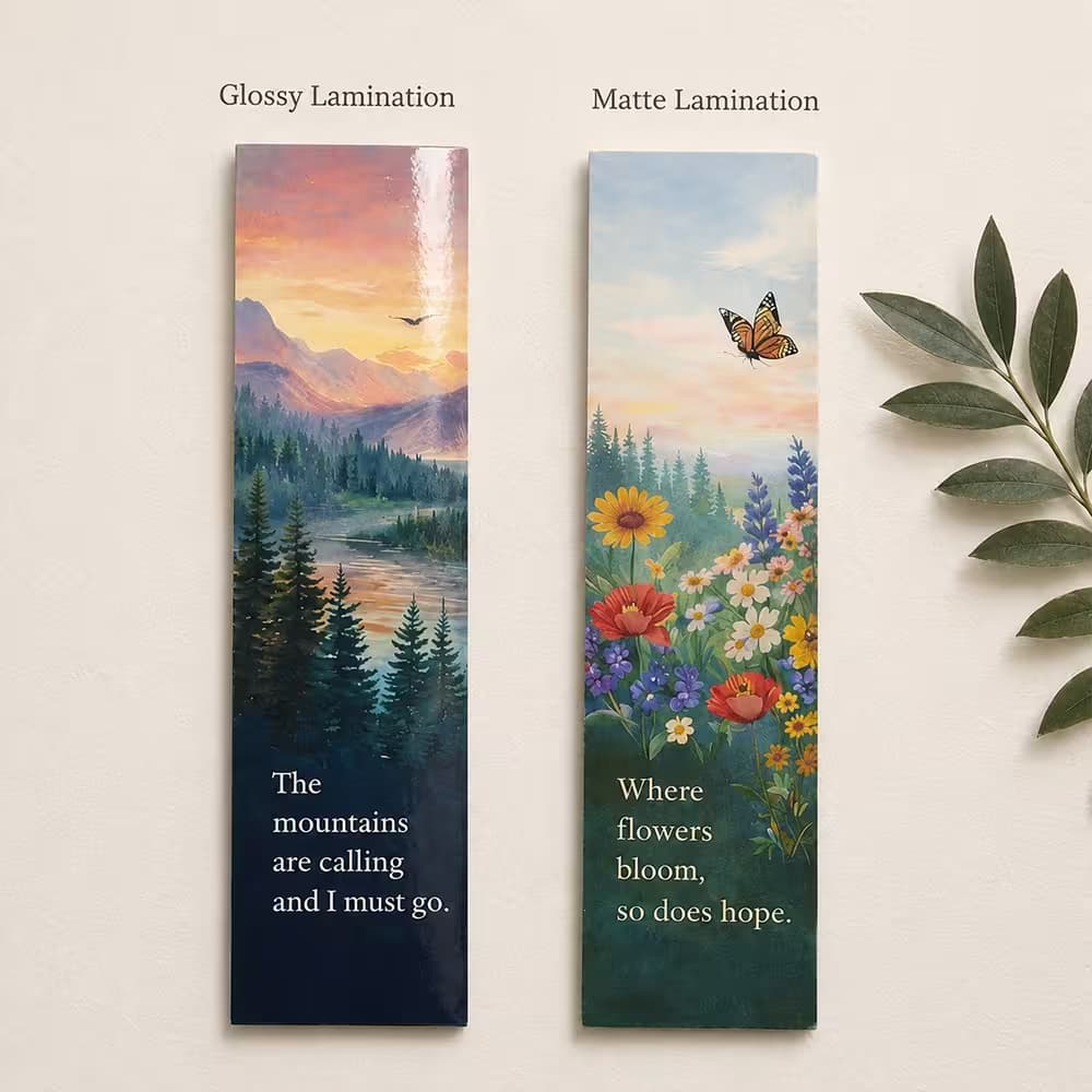 Laminated Bookmark – view 2