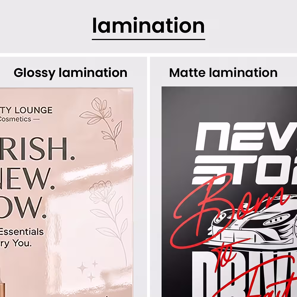 laminated posters - glossy vs matte finish compared