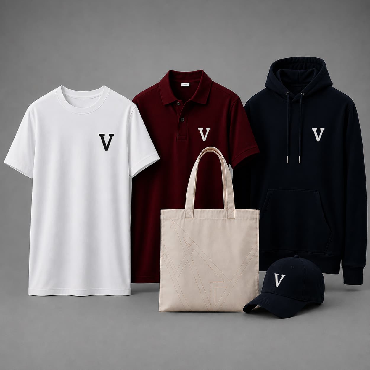 Apparel, Bags & Caps