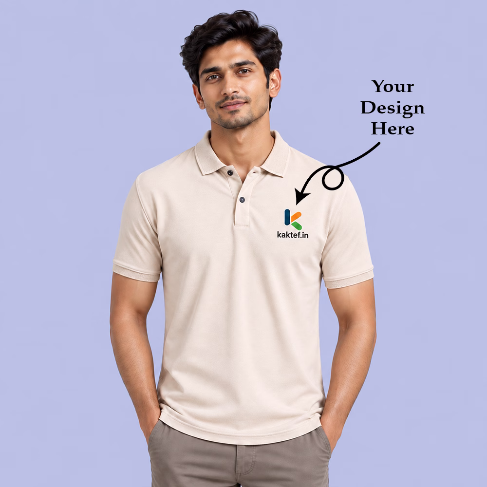 sustainable jacquard polo t-shirt