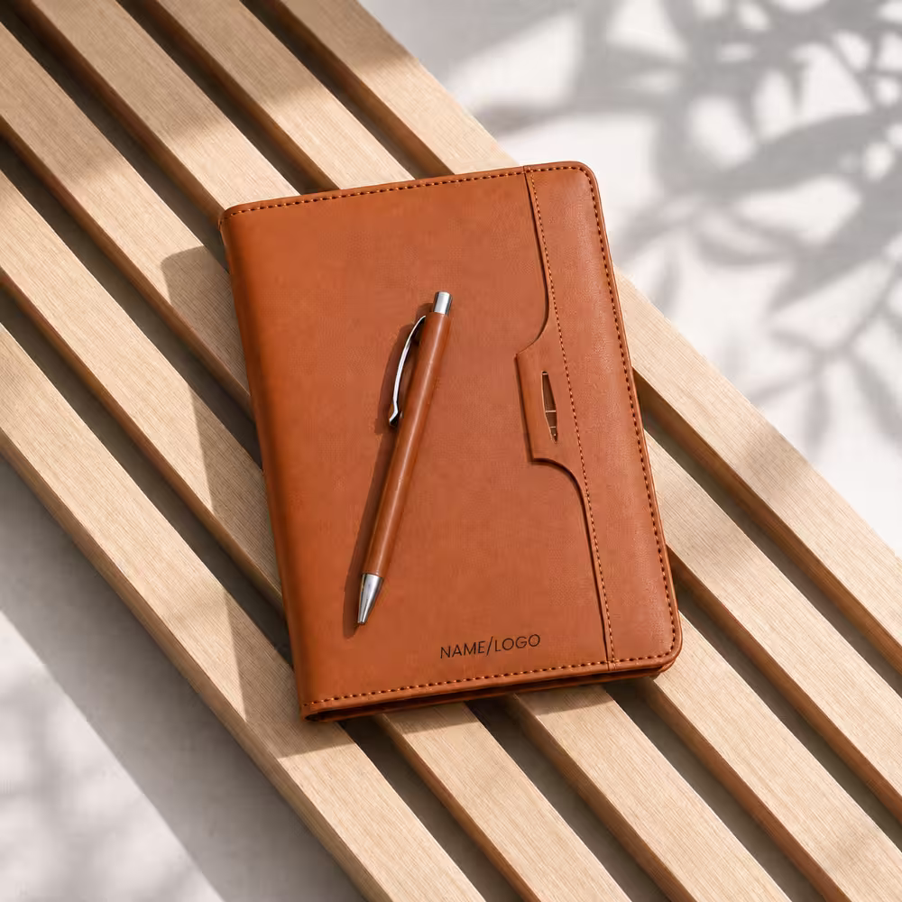 Loop Diary & Pen with Custom Name/Logo