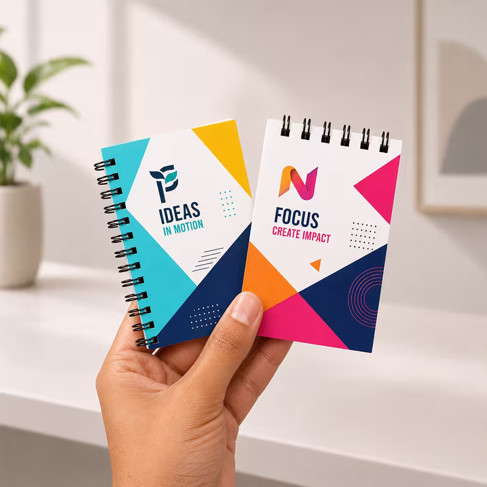 Custom pocket notebook with personalized design