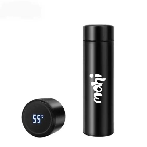Black Temperature Display Bottles