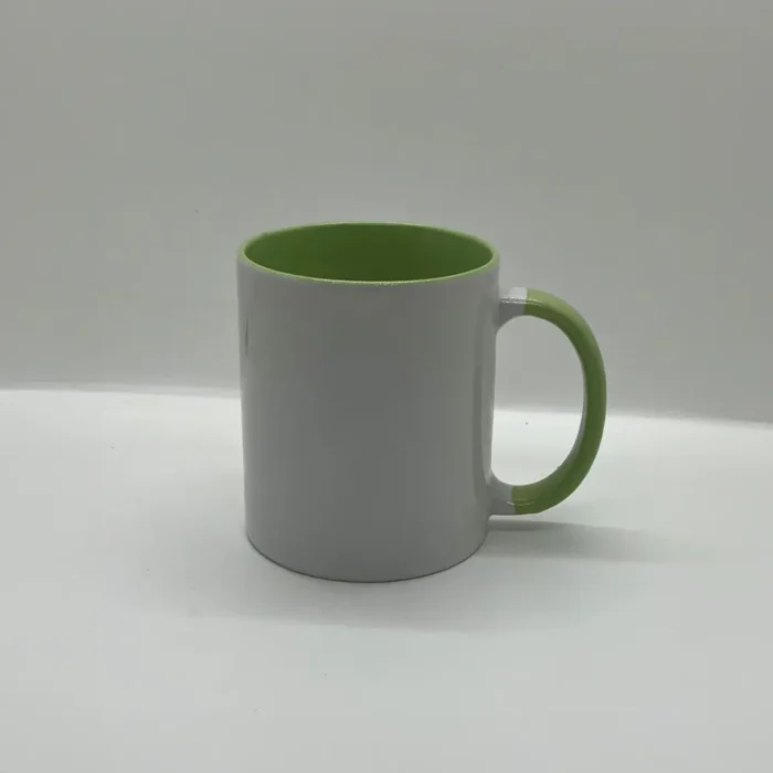 Customizable mug with a vibrant inner color to match your style.