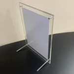 Acrylic frame holding a certificate