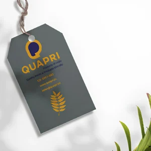 Customizable luggage tag with unique design options