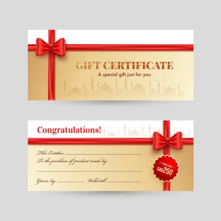 Personalized gift vouchers, uniquely yours.