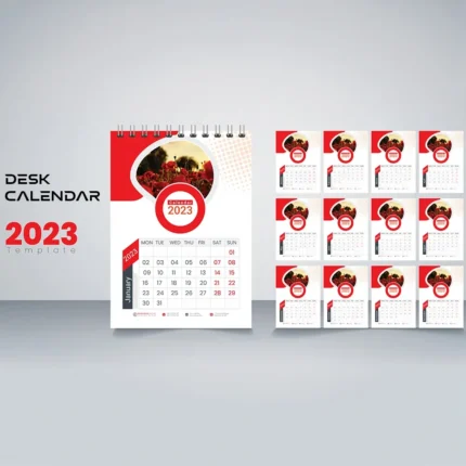 Customizable 2025 Table Calendar for Office