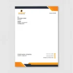 Luxurious letterheads for professional branding.