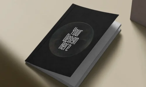 Custom notebook with personalized cover design