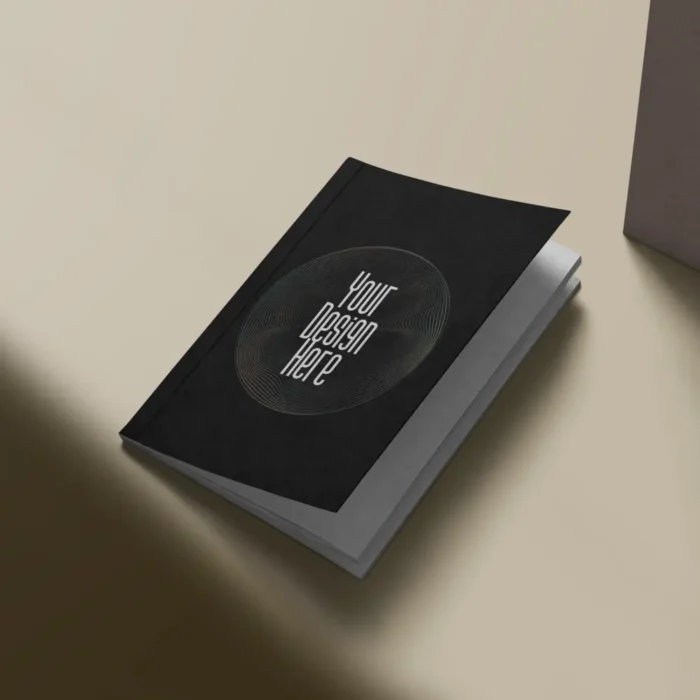 Custom notebook with personalized cover design