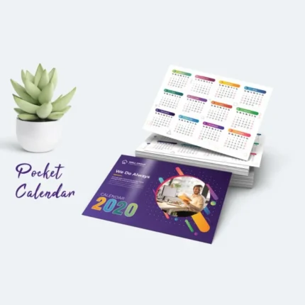 Custom small pocket calendars