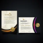 Specially crafted premium certificates for merit