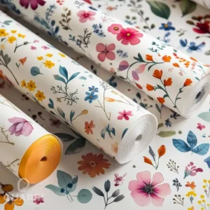 Custom wrapping paper with personalized photos and text