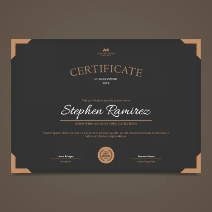 Frameless Certificate Frame