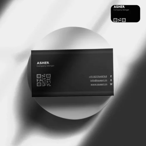QR Codes on Visiting Cards Custom Printing Services