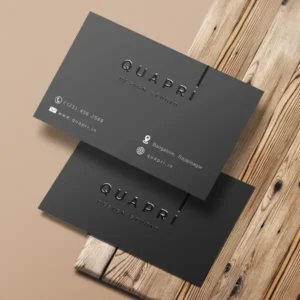 Raised Spot UV Visiting Cards