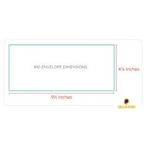 10 standard sized envelopes for mailing documents