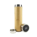 Bamboo Flask with Temperature Display