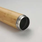 Temperature-check bamboo flask.