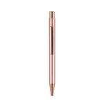 Luxury Gold and Rose Gold Metal Ball Pens with Custom Logo Displayed Elegantly