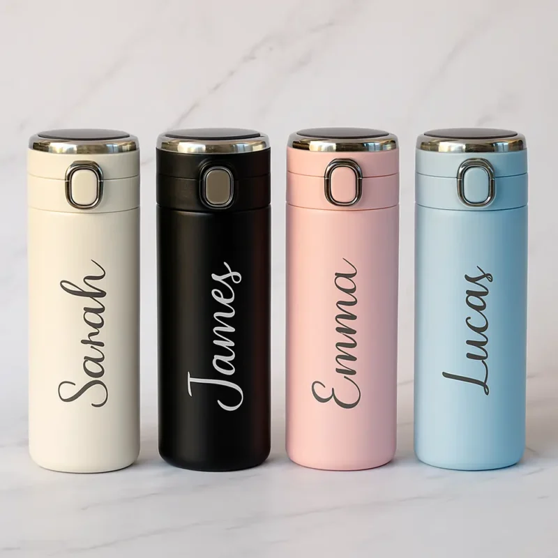 Temperature water bottles with multiple colors