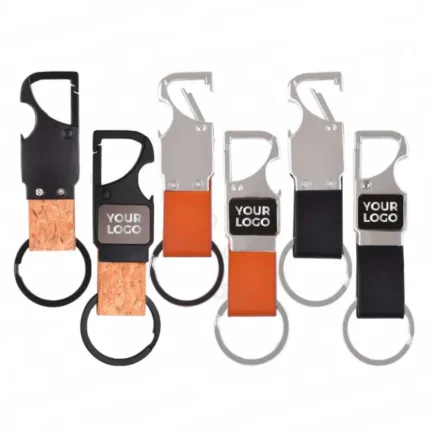 Multi-Function Carabiner Keychain Bottle Opener