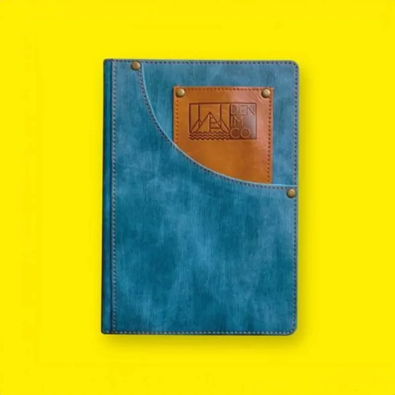 Personalized diary with pockets, perfect for custom logo printing