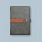 Premium A5 leather journal with a sleek, refined cover design