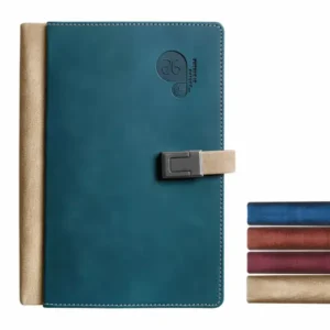 Personalized Diary with Name featuring sleek cover design and secure clasp, displayed with multiple style variations