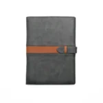 Grey Leather Diary