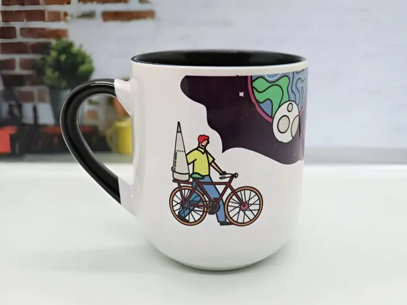 Bell Mug-Black Printed Sample