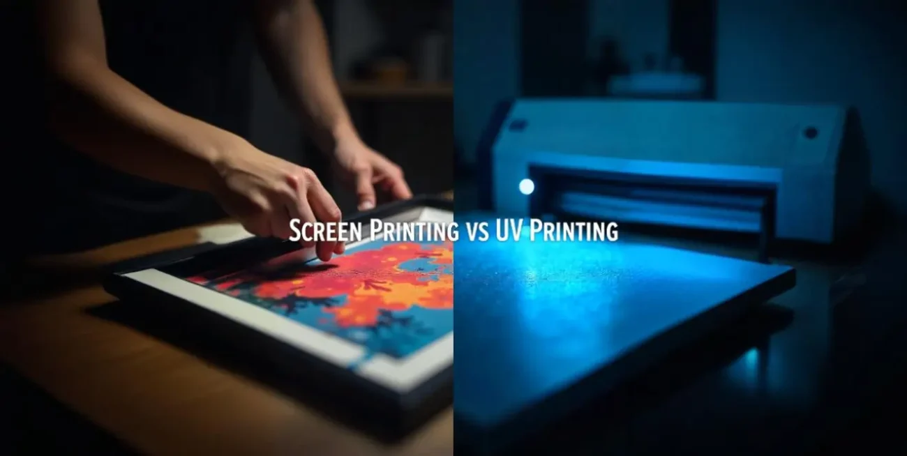 Screen Printing vs UV Printing