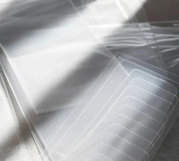 Transparent adhesive label holders — ideal for protective labeling and easy organization