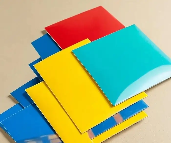 Bold and glossy adhesive sheets — a versatile printing material for your business that makes colors pop.