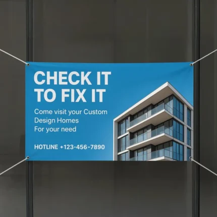 high-quality custom-printed advertising banner
