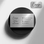 Silver Metallic Business Cards