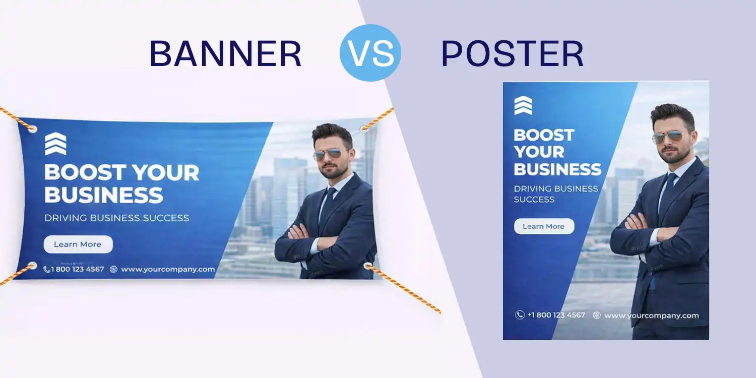 Posters vs Banners